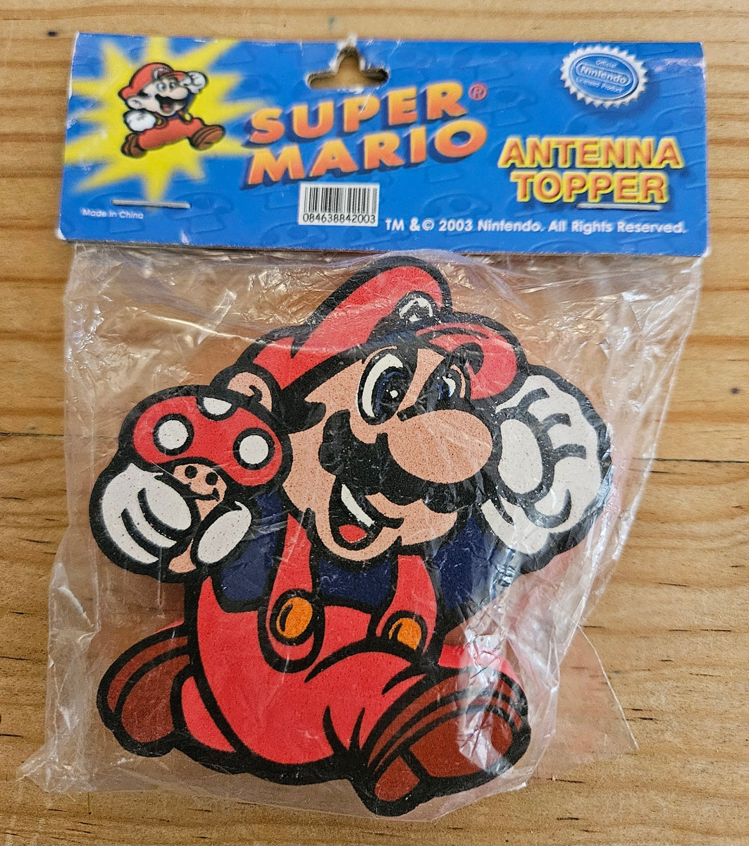 *Last One* Rare Vintage NINTENDO MARIO BROTHERS (MARIO) Car Antenna To