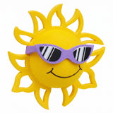 Coolballs California Sunshine Car Antenna Topper (Purple Shades) - Thick Antenna Fit