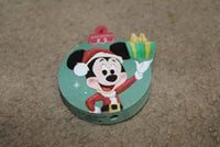 *Last One* Rare Disney Mickey 3D Christmas Ornament Car Antenna Topper / Dashboard Accessory