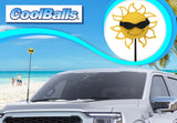 Coolballs California Sunshine Car Antenna Topper (Black Shades) - Thin Antenna Fit