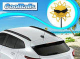 Coolballs California Sunshine Car Antenna Topper (Black Shades) - Thin Antenna Fit