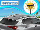 Coolballs California Sunshine Car Antenna Topper (Black Shades) - Thin Antenna Fit