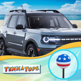 Tenna Tops Patriotic American USA Flag Car Antenna Ball - Thick Antenna Fit
