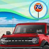 *Rare* Vintage 76 Gas Station Antenna Topper - Thin Antenna Fit (Nice PU Foam)