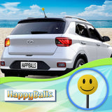 HappyBalls Yellow Happy Smiley Face Antenna Topper - Thick Antenna Fit