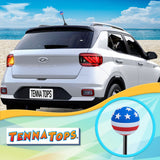 Tenna Tops Patriotic American USA Flag Car Antenna Ball - Thick Antenna Fit
