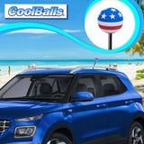 Tenna Tops Patriotic American USA Flag Car Antenna Ball - Thick Antenna Fit