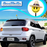 Coolballs Happy Amigo Mexican Sombrero Hat Car Antenna Topper - Thick Fat Antenna Fit
