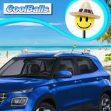 Coolballs Happy Amigo Mexican Sombrero Hat Car Antenna Topper - Thick Fat Antenna Fit