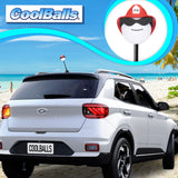 Coolballs "Cool Firefighter" Car Antenna Topper - Thick Antenna Fit