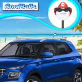Coolballs "Cool Firefighter" Car Antenna Topper - Thick Antenna Fit