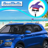 Coolballs Cool Jester Car Antenna Topper - Thick Antenna Fit