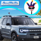 Coolballs Jesterette Car Antenna Topper - Thick Antenna Fit