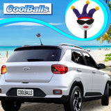 Coolballs Jesterette Car Antenna Topper - Thick Antenna Fit