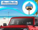 Coolballs Cool Dude Blue Beanie Hat Antenna Topper - Thin Antenna Fit
