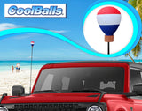 *New* Coolballs Hot Air Balloon Car Antenna Topper - Thin Antenna Fit