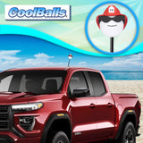 Coolballs "Cool Firefighter" Car Antenna Topper - Thick Antenna Fit