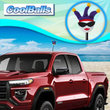 Coolballs Jesterette Car Antenna Topper - Thick Antenna Fit