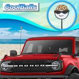Coolballs "Cool Army" Car Antenna Topper - Thin Antenna Fit