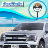 Coolballs "Cool Army" Car Antenna Topper - Thin Antenna Fit