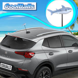 Cooltoppers "Cool Jaws" Shark Car Antenna Topper - Thin Antenna Fit