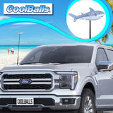 Cooltoppers "Cool Jaws" Shark Car Antenna Topper - Thin Antenna Fit