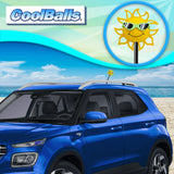 Coolballs California Sunshine Car Antenna Topper (Green Shades) - Thick Antenna Fit