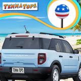 Tenna Tops Patriotic American USA Flag Car Antenna Ball - Thick Antenna Fit