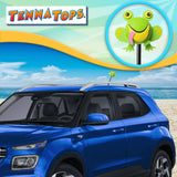 Tenna Tops Cute Frog Car Antenna Topper (Green) - Thick Antenna Fit