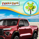 Tenna Tops Cute Frog Car Antenna Topper (Green) - Thick Antenna Fit