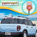 Tenna Tops Pink Owl Car Antenna Topper - Thick Antenna Fit