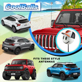 Baltimore Orioles Car Antenna Topper (MLB Baseball) - Thin Antenna Fit
