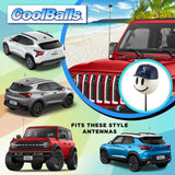 Seattle Mariners Car Antenna Topper (MLB Baseball) - Thin Antenna Fit