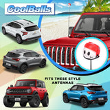 Carolina Hurricanes Car Antenna Topper  (NHL Hockey) - Thin Antenna Fit