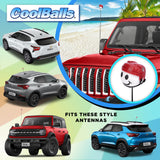 Coyotes Car Antenna Topper (NHL Hockey) - Thin Antenna Fit