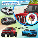 Texas A&M Aggies College Football Car Antenna Ball - Thin Antenna Fit