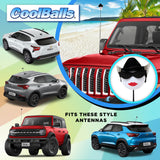 Coolballs Cowgirl Red Lips Car, Truck, SUV Antenna Topper