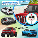 Coolballs Blonde Nurse Car Antenna Topper