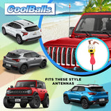Cooltoppers Odie Car Antenna Topper - Thin Antenna Fit