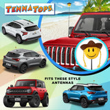 HappyBalls Cowgirl Car, Truck, Jeep Antenna Topper