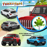 Tenna Tops Handsome Prince Frog Car Antenna Topper - Thin Antenna Fit