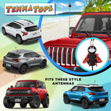 Tenna Tops Red "Lucky" Ladybug Car Antenna Topper