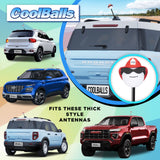 Coolballs "Cool Firefighter" Car Antenna Topper