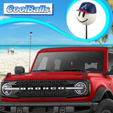 Atlanta Braves Car Antenna Topper (MLB Baseball) - Thin Antenna Fit