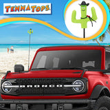 Happyballs Cowboy Cactus Car Antenna Topper - Thin Antenna Fit