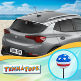 Tenna Tops Patriotic American USA Flag Car Antenna Ball - Thin Antenna Fit
