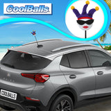 Coolballs Jesterette Car Antenna Topper - Thin Antenna Fit