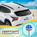 Tenna Tops Patriotic American USA Flag Car Antenna Ball - Thin Antenna Fit