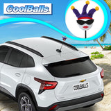 Coolballs Jesterette Car Antenna Topper - Thin Antenna Fit