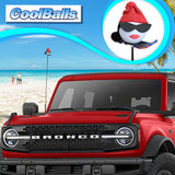 Coolballs Cool "Half Pipe Hottie" Snowboarder Car Antenna Topper